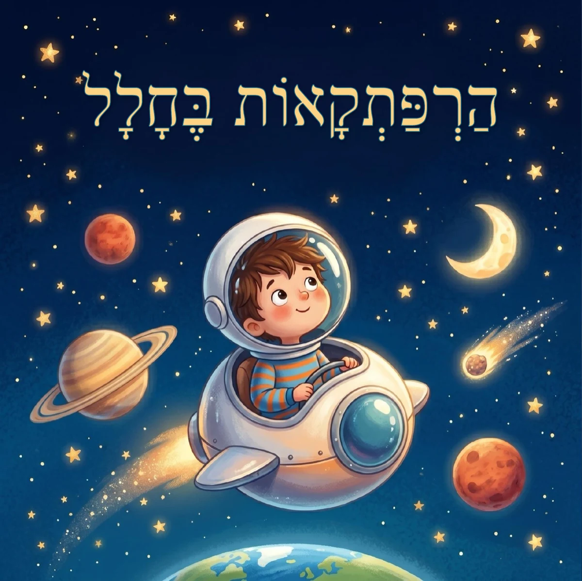 Public sample of the personalized space adventure cover
